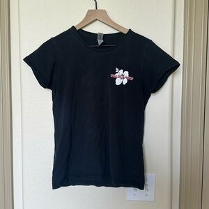 Trader Joe’s black Crew Short Sleeve Shirt Size medium Women’s